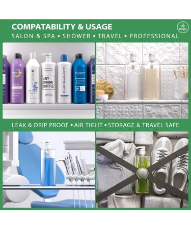Universal Shampoo Conditioner Pump for 1L Bottles - 33.8 oz (2 Pack, White) - Buy Online on GoSupps.com