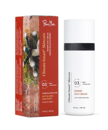 Pour Moi Desert Day Cream Anti-Aging Moisturizer with Squalane & Hyaluronic Acid Climate-Smart Skincare for Hot Dry Weather Deep Hydration & Dark Spot Repair 30ml Fragrance Free 1 Ounce (Pack of 1) - Buy Online on GoSupps.com