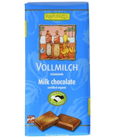 Organic milk chocolate 100 g - RAPUNZEL