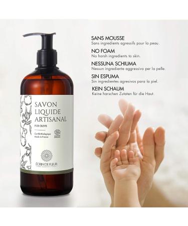  CRIN DE FLEUR Ecrin De Fleur - Certified Organic Almond Liquid Soap Hands & Body 1x500ml - Buy Online on GoSupps.com