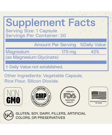 BEST Magnesium Glycinate Supplement for Women - High Absorption Breakthrough for Sleep Stress - Menopause Symptoms Magnesium for Women Over 40 - Gentle on Stomach Non-GMO Vegan - 30 Day Supply - Buy Online on GoSupps.com