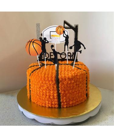Gyufise 24Pcs Basketball Cake Toppers Basketball Theme Cake Decoration for Boy Cake Topper Sports Theme Babyshower Basketball Party Decorations Basketball Party Supplies Pattern 5 - Buy Online on GoSupps.com