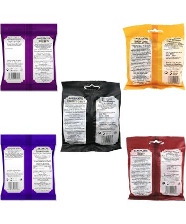 Jakemans Menthol Sweets for Sore Throat & Cough - Mixed Flavours Bundle | Packof 5 - (73gr) - Buy Online on GoSupps.com