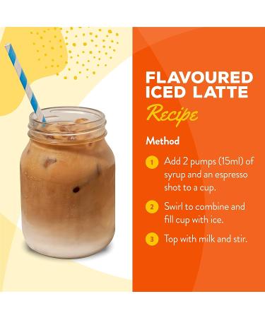 Simply Salted Caramel Syrup - Vegan, Nut-Free Flavouring for Coffee, Cocktails & Baking (1L) - Buy Online on GoSupps.com
