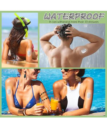 Omnipod Shower Waterproof Patch - Transparent Adhesive Patches (Blue, 60 Pack) - Sweatproof & Long Lasting Protection - Buy Online on GoSupps.com