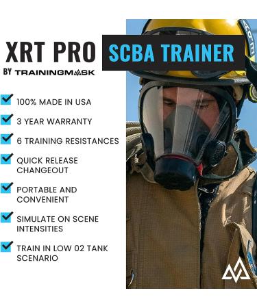 TRAININGMASK Firefighter XRT PRO 2.0 - Breathing Resistance Regulator Insert for Scott AV-2000 / AV-3000 SCBA Mask - Trainer Pack of 1 - Buy Online on GoSupps.com