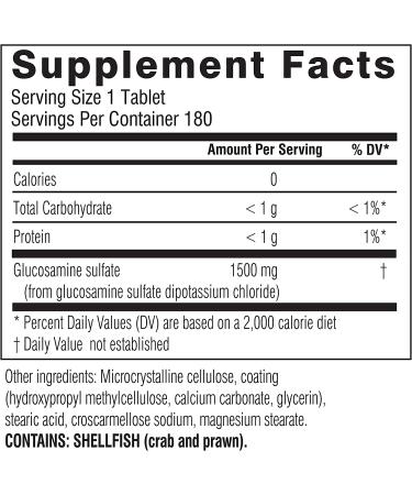 Swisse Ultiboost Glucosamine Sulfate 1500mg - 180 Tablets for Joint Health - Buy Online on GoSupps.com