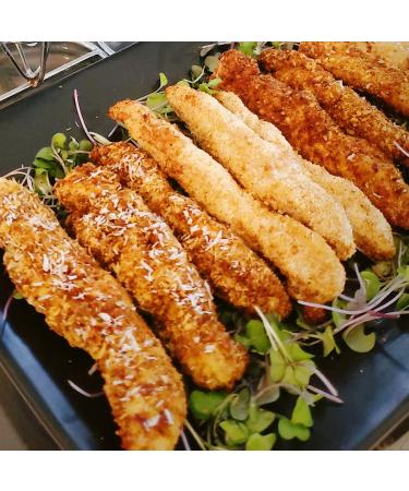 Yez! Foods Artisan Keto Bread Crumbs - Clean Keto  Paleo  Vegan  Low-carb  Gluten-free  Wheat-free  Grain-free  Sugar-free  Soy-free  Diabetic Friendly  Preservatives-free (8 Ounce  Pack of 1) - Buy Online on GoSupps.com