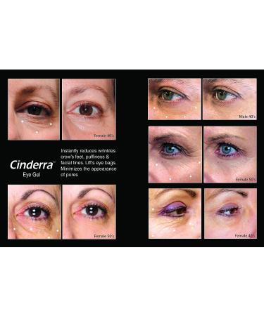 Cinderra Eye Gel 30ml - Reduce Wrinkles, Puffiness & Fine Lines | Minimize Pores | Natural Ingredients | Ageless Look - Buy Online on GoSupps.com