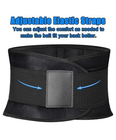 Back Brace for Lower Back Pain Relief | Breathable Support Belt for Herniated Disc Sciatica & Scoliosis | International Shipping Available - Buy Online on GoSupps.com