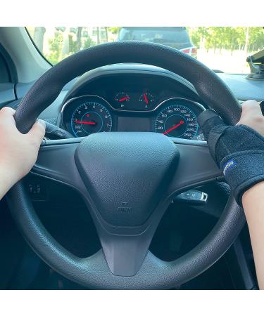 Trigger Thumb Splint - Thumb Spica Support Brace for Pain, Sprains, Arthritis, Tendonitis - Right or Left Hand - Black - Buy Online on GoSupps.com