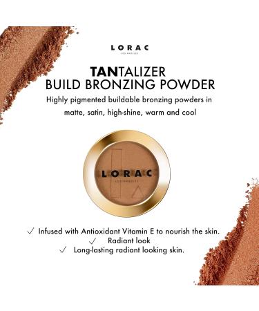 Lorac Tantalizing Bronzer Golden Girl - Highly Pigmented Long-Lasting Bronzer Powder for Natural Sun-Kissed Complexion - Suitable for All Skin Tones - Buy Online on GoSupps.com
