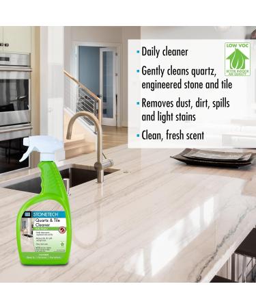 STONETECH Quartz & Tile Cleaner 24OZ | Best International Spray for Stains & Shine - Buy Online on GoSupps.com