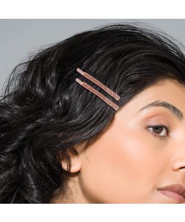 18-Piece Rhinestone Bobby Pins - Crystal Hair Clips for Women and Girls - Stylish Hair Barrettes in Multi Colors - Buy Online on GoSupps.com