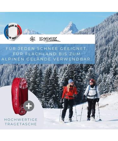 Inook Expert Snowshoes - Adjustable EU 36-47 | Snowshoe Set with Carrying Bag & Patented Features - Buy Online on GoSupps.com