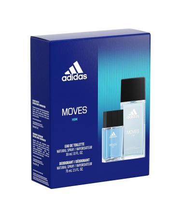 Adidas Moves for Him 2-Pc. Eau de Toilette and Deodorant Holiday Gift Set - Buy Online on GoSupps.com