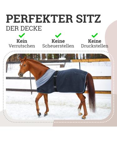 Esposita Elastic Blanket Girth for Horses - Durable Black Elastic Girth for Optimal Comfort & Fit - Buy Online on GoSupps.com