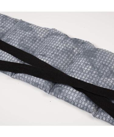 Organic Spelt Pillow 7-Chamber Heat Cushion | Grain Pillow 65x15cm - Vintage Grey-Blue | Sustainable Comfort for International Shipping - Buy Online on GoSupps.com