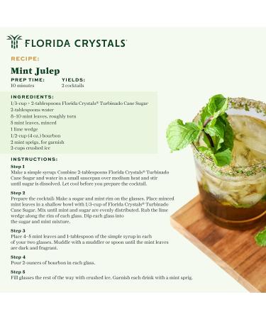 Florida Crystals Turbinado Cane Sugar 44 OZ Jug (Pack of 2) - Premium Sweetener for Baking and Beverages - Buy Online on GoSupps.com