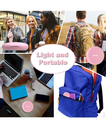 Dnom Dose of Bite: Premium Denture Container & Prosthesis Box - Pink Round with Silicone Mat - Buy Online on GoSupps.com