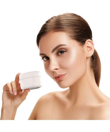 Houseables 4 Oz Plastic Containers with Lids - 12 Pack, White Body Butter Jars for Cream, Makeup, Cosmetics - 118 ML/Gram Capacity, Ideal for Face Scrub, Hair Product - Screw Top & Liner Included - Buy Online on GoSupps.com