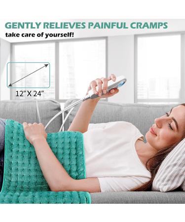 Heating Pad for Back, Neck, Shoulder Pain & Cramps - Electric, Auto Shut Off, Moist/Dry Heat Options - Gifts for Women, Men, Mom, Dad, Wife, Husband - Christmas, Birthday - Buy Online on GoSupps.com