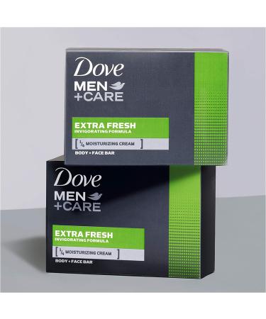 Men Care Body and Face Bars Extra Fresh Dove 2 X 90g Soap For Unisex Fresh 106 g (Pack of 2) - Buy Online on GoSupps.com