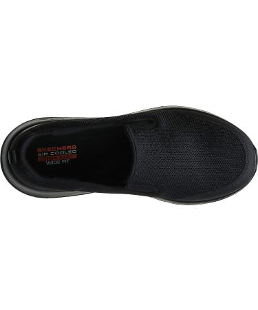 Skechers Men's Go Max Clinched Athletic Slip-On Walking Shoe 10.5 Black - Buy Online on GoSupps.com