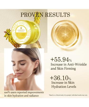 Aloderma 24K Gold Leaf Aloe Gel - Age-Defying Essence for Youthful Skin | Hydrating Allantoin & Hyaluronic Acid | 7oz Luxury Moisturizer - Buy Online on GoSupps.com