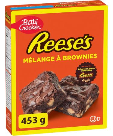Betty Crocker Reese's Peanut Butter Chocolate Fudge Candy Brownie Mix Made with Reese's Peanut Butter Chips 453 Grams Package of Brownie Mix Baking Mix Tastes Like Homemade Easy To Bake - Buy Online on GoSupps.com