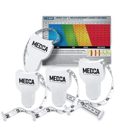 Body Measuring Tape (4-Pack) | Capital Tapes for Accurate Body Fat Measurement | Retractable & Customizable Fitness Ruler - Perfect for Body Dimensions - Buy Online on GoSupps.com