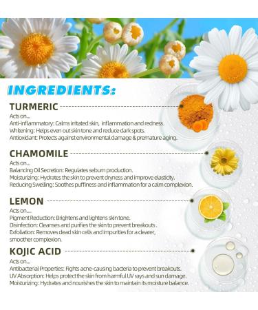 Turmeric Cleansing Pads - 60 PCS Turmeric Acid Pads for Brightening & Exfoliation - Gentle Exfoliating Acid & Turmeric Cleansing Solution - Buy Online on GoSupps.com