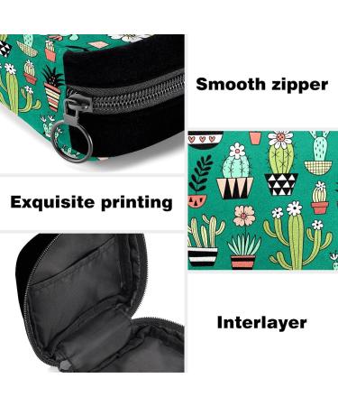 GIAPB Period Bag - Succulent Plants Makeup Pouch & Sanitary Napkin Holder - Buy Online on GoSupps.com