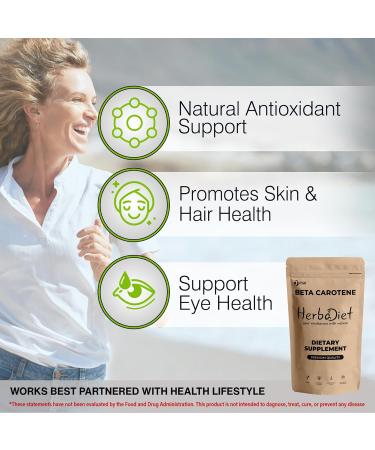 Buy Beta Carotene 10% Vitamin A 25000 IU Powder | Immune System Support | Antioxidant Supplement for Healthy Eyes Skin & Vision | 100% Natural | 1.76 oz (50g - Buy Online on GoSupps.com