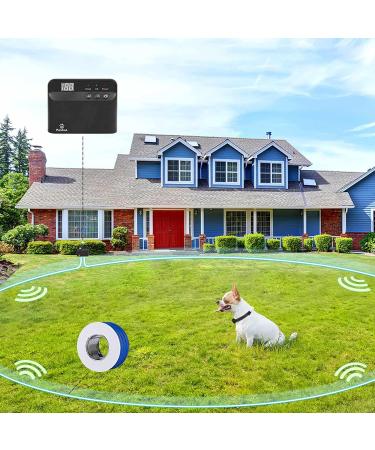 PcEoTllar Electric Fence for Dogs Rechargeable Underground Dog Fence System 2 dogs Receivers Waterproof Collar with 656Ft Underground Boundary Wire For 2 dogs - Buy Online on GoSupps.com