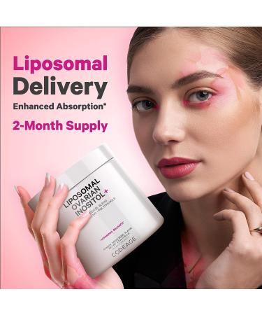 Codeage Liposomal Ovarian Inositol Powder Supplement - Hormonal Balance & Fertility Support - 2-Month Supply - Buy Online on GoSupps.com