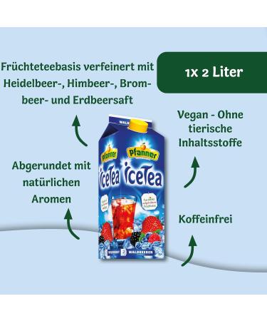 Buy Panner Iced Tea Forest Berry 2L - Refreshing Beverage International Shipping Available - Buy Online on GoSupps.com