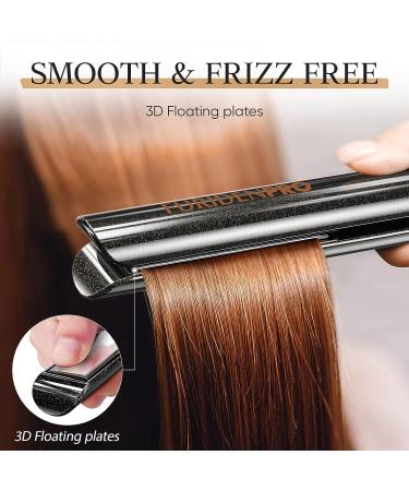 FURIDEN PRO 2-in-1 Hair Straightener and Curler - Multi Styler Tools for No Frizz, Long-Lasting Finish (Black) - Buy Online on GoSupps.com