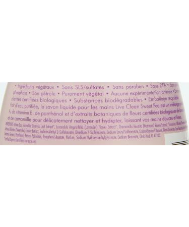 Buy Ablazemoon Live Clean Sweet Pea Moisturizing Hand Soap 500mL - International Shipping Available - Buy Online on GoSupps.com