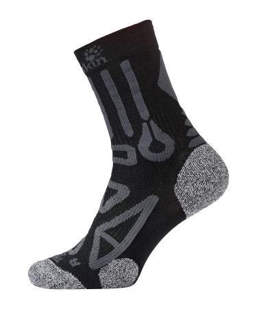 Jack Wolfskin Unisex Trekking Pro Classic Cut Trekking Socks 41-43 Black