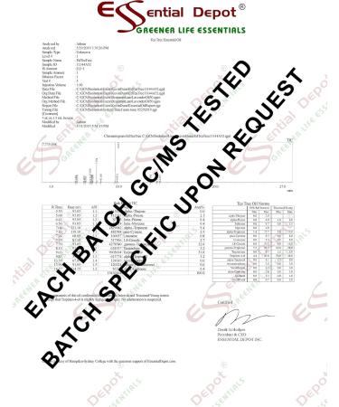 Essential Depot Eucalyptus Essential Oil - GC/MS Tested - Supplied in 4 oz. Amber Glass Bottle with Black Phenolic Cone Lined and Safety Sealed Cap - Buy Online on GoSupps.com