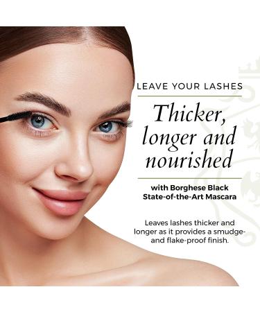 Borghese Superiore State-of-the-Art Mascara Black 0.3 oz - Long-Lasting Volume and Definition - Buy Online on GoSupps.com