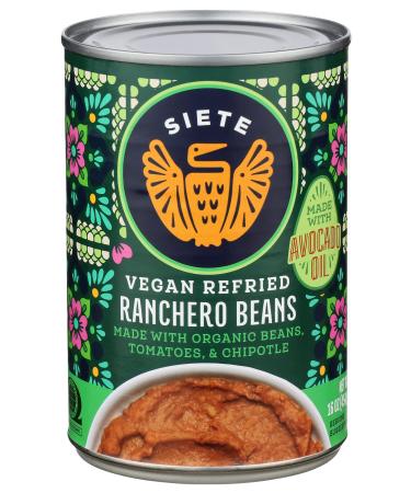 Siete Family Foods Refried Ranchero Beans, 16 OZ