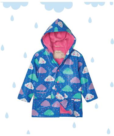 Girls' Hatley Colour Changing Raincoat - Cheerful Clouds - Size 6 - Buy Online on GoSupps.com