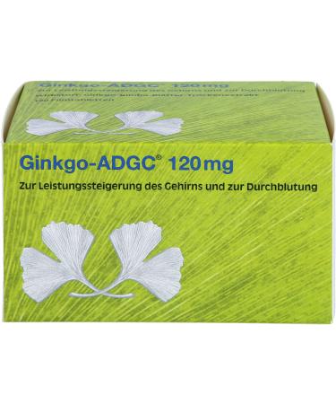 Ginkgo ADGC 120 mg film -coated tablets 120 hours