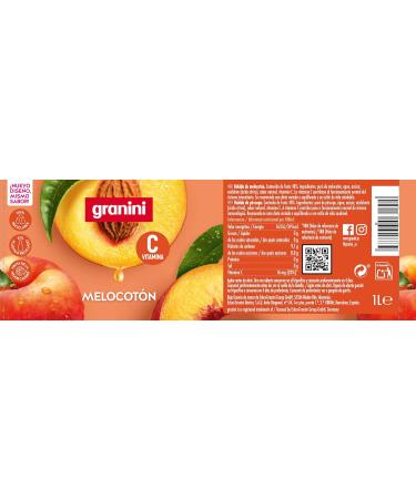 Granini Granini Pack of 6 x 1L Peach Nectar made from classic peach juice - Buy Online on GoSupps.com