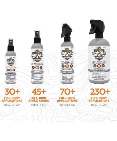 Ranger Ready Picaridin 20% Tick & Insect Repellent 3.4 oz - Deet-Free Bug Spray - Travel Size - Pack of 1 - Buy Online on GoSupps.com