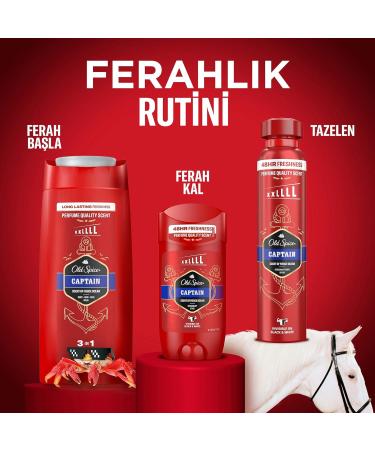 Old Spice Captain Deodorant Stick for Men 85 ml - Buy Online on GoSupps.com