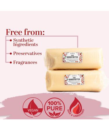 Buy Better Shea Butter Raw Mango Butter 10 lb - 100% Pure & Hexane-Free for Soap Body Butter Lotion & More - Buy Online on GoSupps.com
