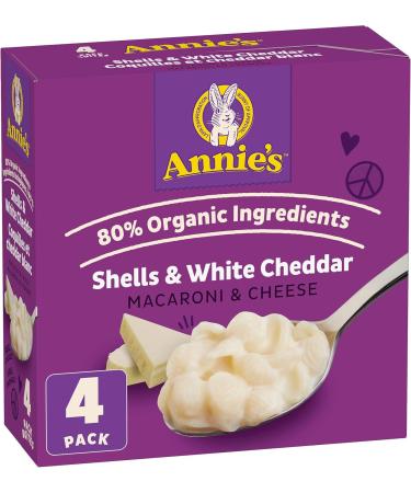 Annie's Homegrown Shells & White Cheddar Macaroni & Cheese 680 Grams & Bunny Pasta Yummy Cheese Macaroni & Cheese 170 Grams - Buy Online on GoSupps.com